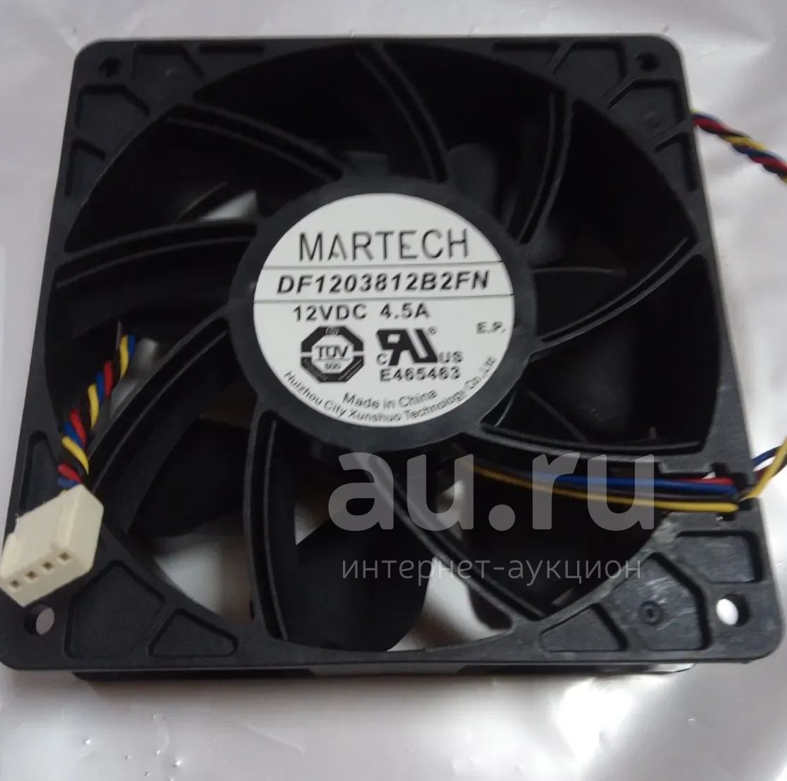 Вентилятор Martech DF1203812B2FN 12V 4.5A 4Pin 7000rpm 120x120x38 кулер для  Asic Bitmain Antminer T9+ S9 D3 T9+ S11 U1 F1 B1+ Z9 Z11 L3 L3+ cool.120 —  купить в Красноярске. Состояние: Новое.