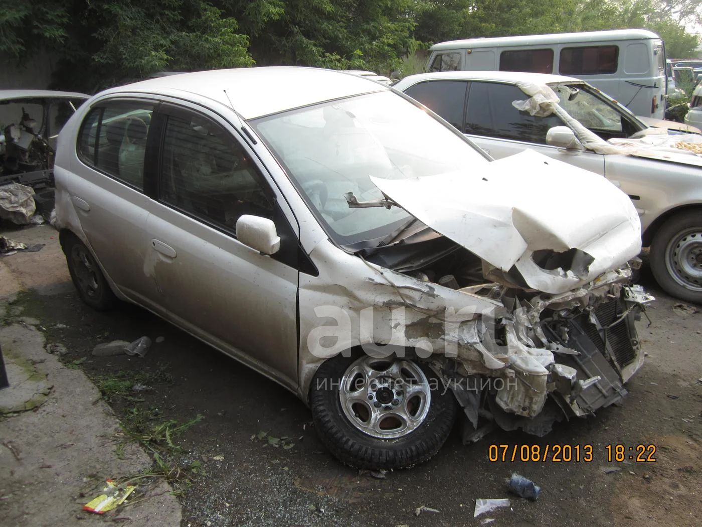 Toyota PLATZ 2000г.в. после аварии — купить в Красноярске. Состояние:  Аварийное. Автомобили на интернет-аукционе Au.ru