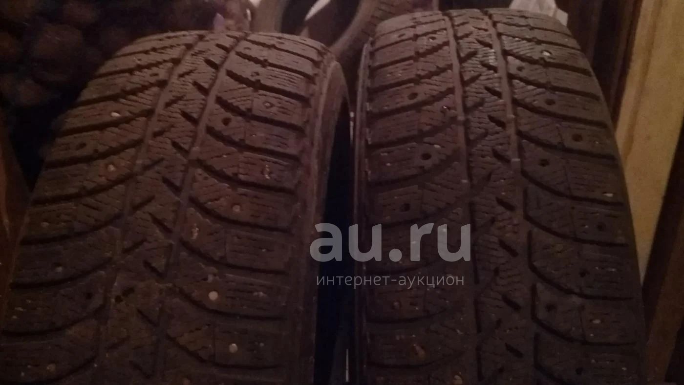 Зимняя резина Bridgestone R15 (2шт) — купить в Красноярске. Состояние: Б/у.  Шины на интернет-аукционе Au.ru