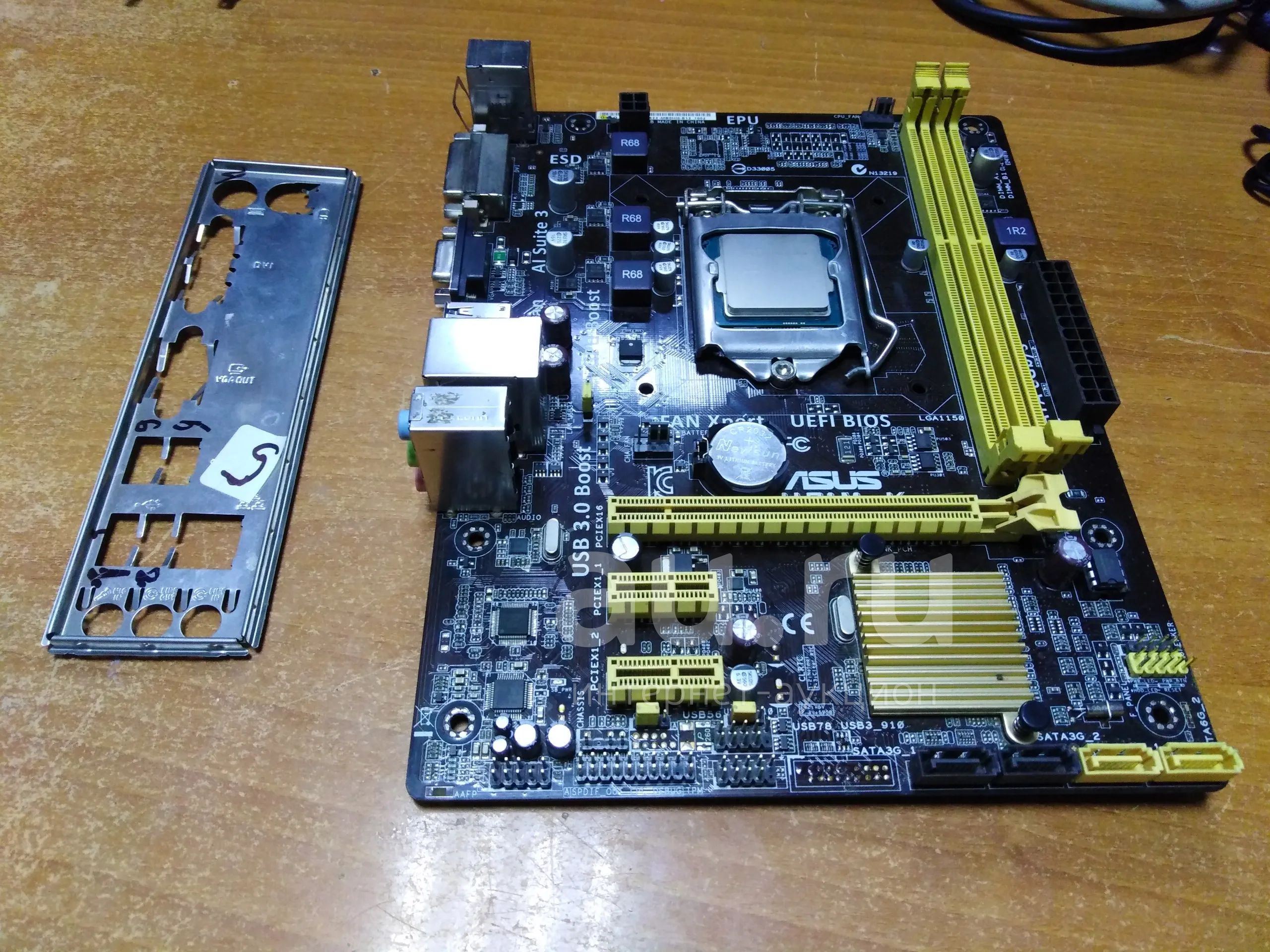 Материнская плата Asus H81M-K (1150) — купить в Красноярске. Состояние ...