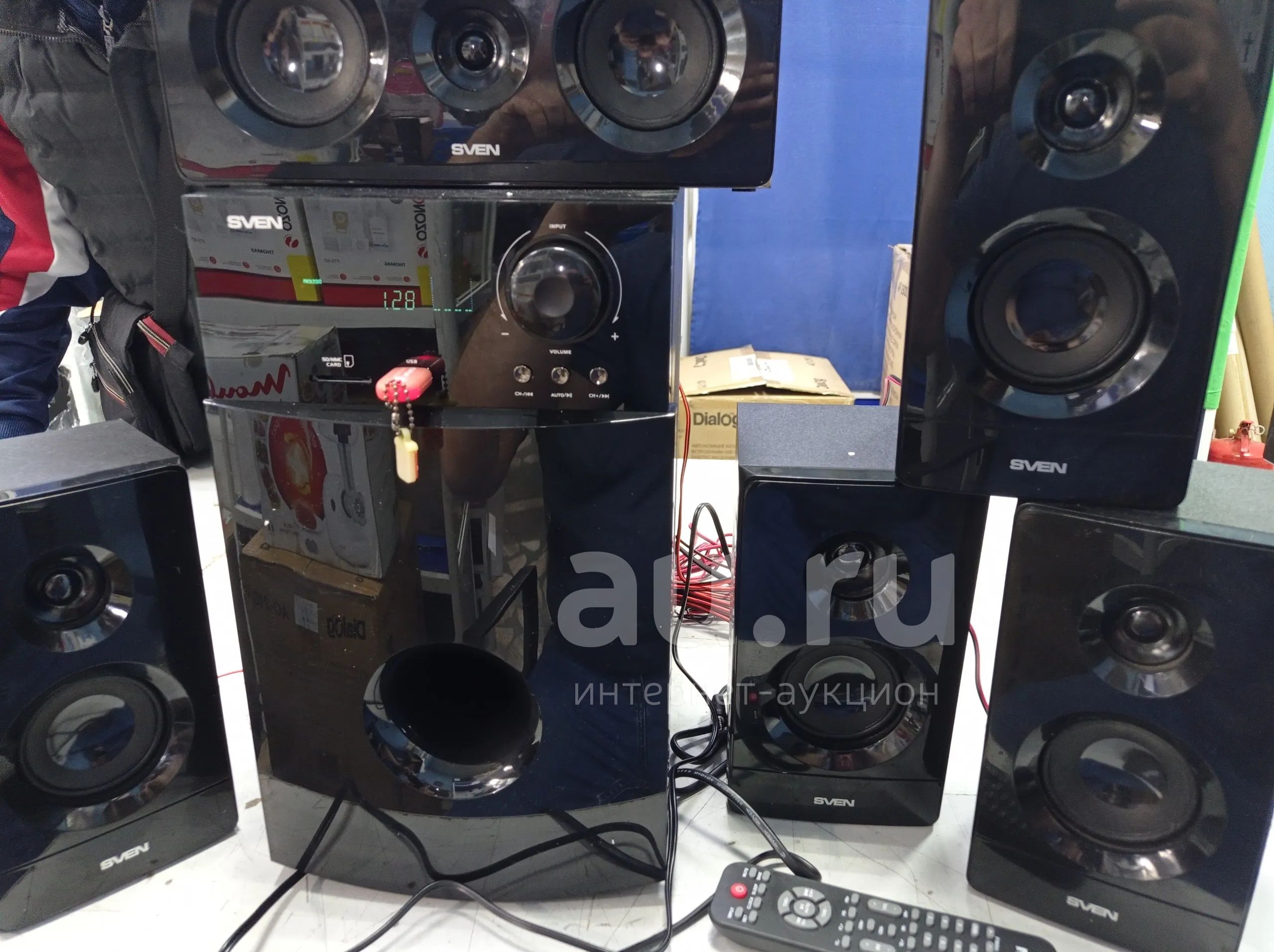 Акустическая система Sven HT-210 — купить в Красноярске. Состояние: Б/у ...