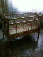 Лот: 181304. Фото: 2. Кроватка детская с маятниковым... Дети растут