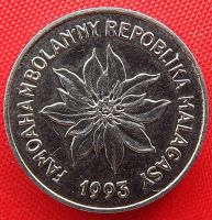 Лот: 1581701. Фото: 2. (№566) 1 франк 1993 (Мадагаскар... Монеты