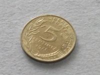 Лот: 15942030. Фото: 4. Монета 5 сантим пять Франция 1971... Красноярск