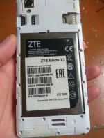 Лот: 25798186. Фото: 2. ZTE blade x3. Смартфоны, связь, навигация