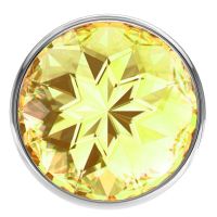 Лот: 22060331. Фото: 2. Анальная пробка Diamond Yellow... Интимные товары