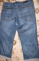 Лот: 1333529. Фото: 2. Бриджи джинсовые 27 р-р. Женская одежда