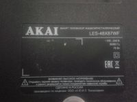 Лот: 25218510. Фото: 3. MAIN TP.MS3463.PB801,TV AKAI LES-48X87WX. Бытовая техника