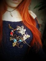 Лот: 6309281. Фото: 2. Брошь ручной работы. Ювелирные изделия, бижутерия, часы