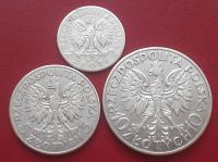 Лот: 6833459. Фото: 2. Королева Ядвига 3 монеты. Польша... Монеты