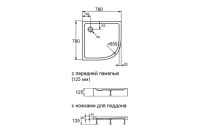 Лот: 24378585. Фото: 5. Поддон Hoff A01-080TCR/T