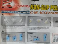 Лот: 25882352. Фото: 2. накладки алюминий на педали МКПП. Автозапчасти