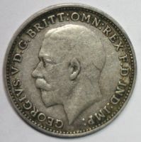 Лот: 2560760. Фото: 2. 3 пенса 1921 год. Великобритания. Монеты