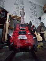 Лот: 20630840. Фото: 3. Электрогитара Ibanez GRX70QA-TRB. Музыкальные инструменты и оборудование