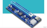 Лот: 10780092. Фото: 3. Райзер (Riser) PCI-E 1x-16x 6pin... Компьютеры, оргтехника, канцтовары
