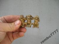 Лот: 5822530. Фото: 2. три обезьяны.камбоджа.3-6см.бронза... Живопись, скульптура, фото