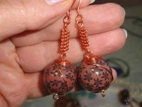 Лот: 1399272. Фото: 2. Авторская работа,серьги"Пустыня... Ювелирные изделия, бижутерия, часы