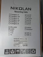 Лот: 20765115. Фото: 2. Кабель витая пара. Nikolan nkl... Сетевые устройства