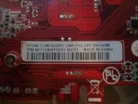 Лот: 16989914. Фото: 3. Видеокарта GeForce GT 240. Компьютеры, оргтехника, канцтовары