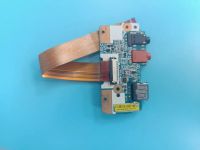 Лот: 23523760. Фото: 2. Б/У плата с разъемами USB, Audio... Комплектующие