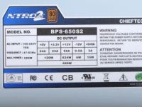 Лот: 4776901. Фото: 3. БП Chieftec NITRO 85+ Series 650W... Компьютеры, оргтехника, канцтовары