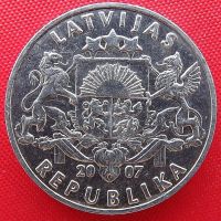 Лот: 4187154. Фото: 2. (№3404) 1 лат 2007 (Латвия). Монеты