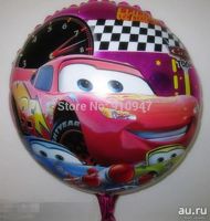 Лот: 8893977. Фото: 2. Фольгированные шары Тачки. 4 шт... Сувениры, подарки