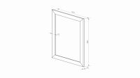 Лот: 22256558. Фото: 7. Зеркало Airis 70x50, цвет Белый...