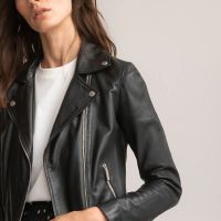 Лот: 24224112. Фото: 3. Кожаная LaRedoute. Одежда, обувь, галантерея