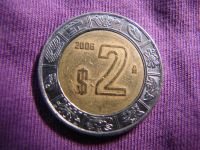 Лот: 7874870. Фото: 2. 2 песо 2006, Мексика. Монеты