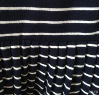 Лот: 13839341. Фото: 4. Летний тёмно-синий сарафан в полоску... Красноярск