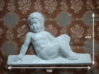 Лот: 2159287. Фото: 2. Скульптура "отдыхающий мальчик... Скульптура, резьба