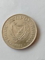 Лот: 18547648. Фото: 2. 20 центов 1983 г. Кипр. Птица... Монеты