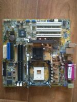 Лот: 13922751. Фото: 2. Материнская плата ASUS P4S8X-MX. Комплектующие