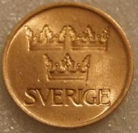 Лот: 8526392. Фото: 2. 5 оре 1972 Швеция. Монеты