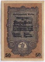 Лот: 1414641. Фото: 2. Австрия. Нотгельд. 50 геллер 1920г... Банкноты