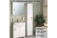 Лот: 23662738. Фото: 5. Шкаф зеркальный навесной RUNO...