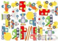 Лот: 1474794. Фото: 2. Виниловая наклейка "Машинки... Предметы интерьера