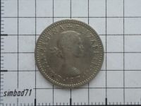 Лот: 3733910. Фото: 2. 6 пенсов Великобритания 1956г. Монеты