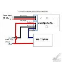 Лот: 8432644. Фото: 2. Вольтметр Амперметр 2 в одном. Радиодетали  (электронные компоненты)