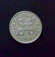 Лот: 2334185. Фото: 2. Финляндия 1 марка 1961. Монеты