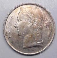 Лот: 1436365. Фото: 2. Бельгия. 5 франк 1974г. Монеты