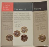 Лот: 17794291. Фото: 6. Великобритания набор 5 х 2 фунта...