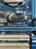 Лот: 25272938. Фото: 2. Материнская плата Gigabyte GA-P55M-UD3L... Комплектующие
