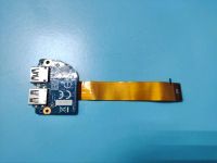 Лот: 17839394. Фото: 2. Б/У плата с разъемами USB на шлейфе... Комплектующие