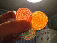 Лот: 366373. Фото: 2. Изделия из полимерной глины"Радужные... Ювелирные изделия, бижутерия, часы