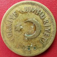 Лот: 7060170. Фото: 2. Турция 25 куруш 1956 год. Монеты