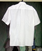 Лот: 20581774. Фото: 2. Сорочка мужская белая, короткий... Мужская одежда