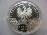 Лот: 9937391. Фото: 3. Польша, 20 злотых 2005 года. Филин... Коллекционирование, моделизм