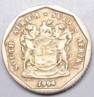 Лот: 1580860. Фото: 2. ЮАР. 20 цент 1994г. Монеты